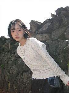 フレンチブラッサムワッフルTシャツ