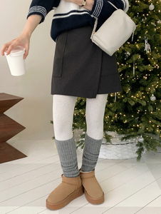 特爾茲交疊迷你裙