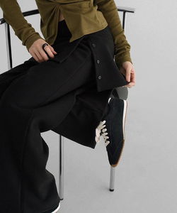 Leville Fleece-lined layered Flared pants