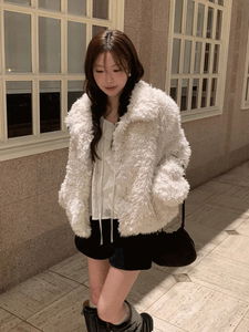 赫特毛絨內羊毛絨外套