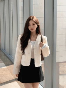 (겨울신상/2온스) 퓨어 울 노카라 퍼자켓 (2color)