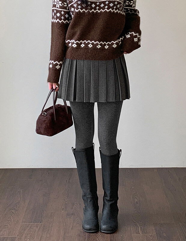 Bloni Knitwear Pleated Mini Skirt 裙子