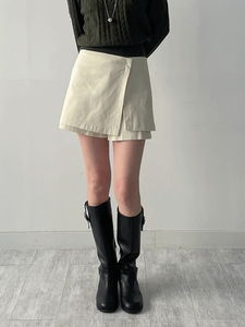 코듀로이 랩 스커트 팬츠 (2C)