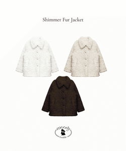 Shimmer fur jacket
