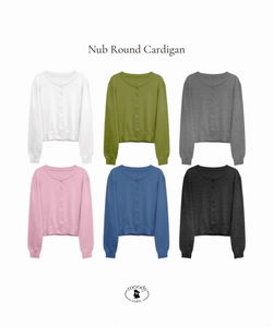 Nuve round cardigan