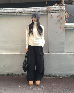 ロペイツーウェイフリースカーゴパンツ