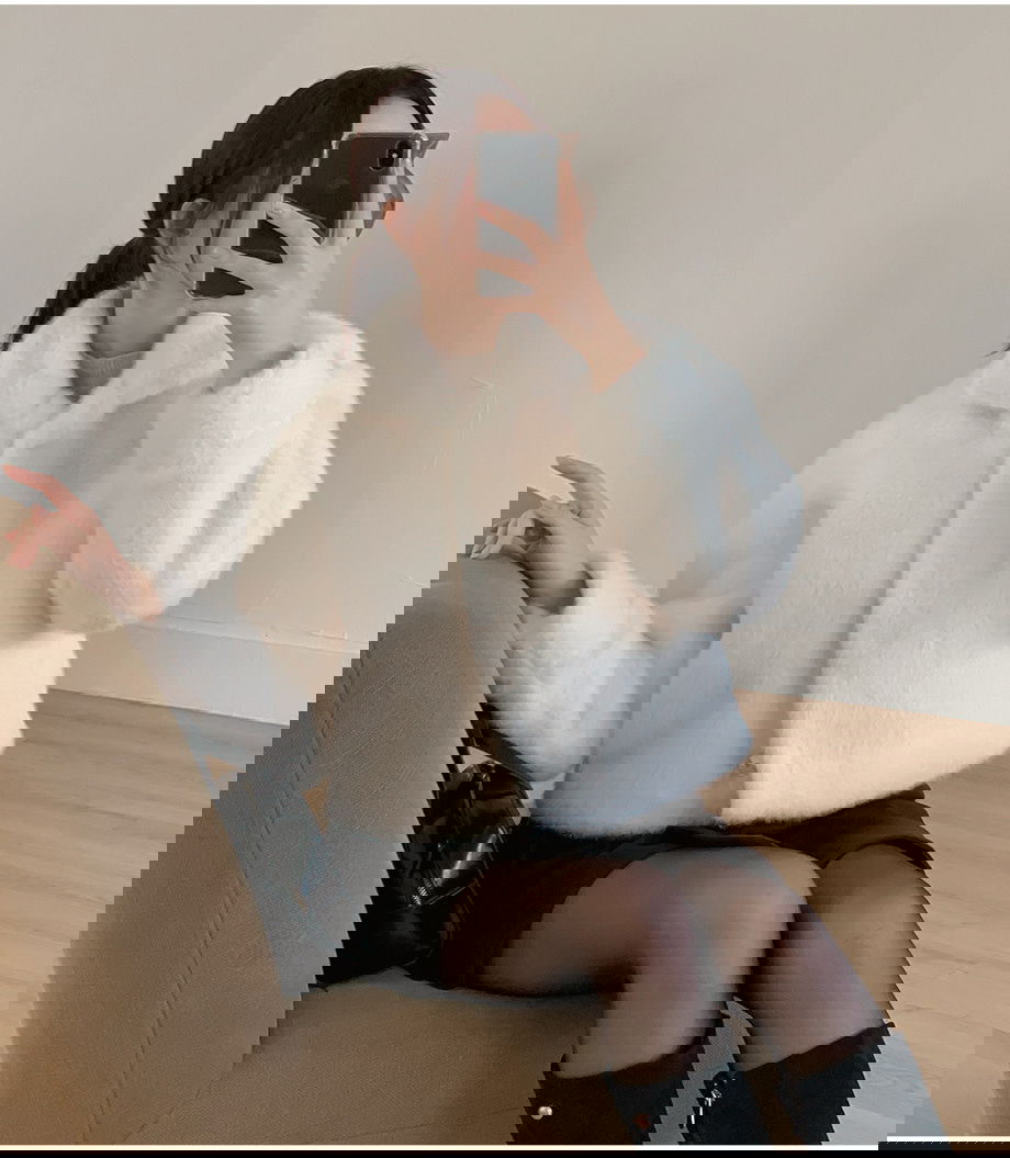 리리앤코 에포린즈 히든버튼 하이넥 퍼 자켓