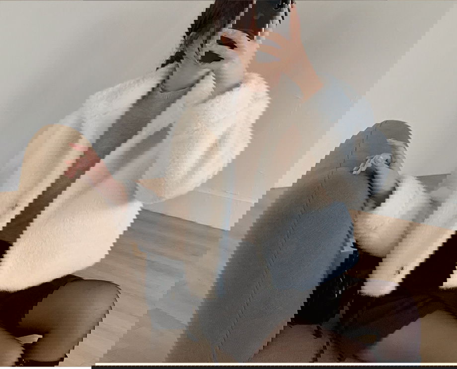 리리앤코 에포린즈 히든버튼 하이넥 퍼 자켓