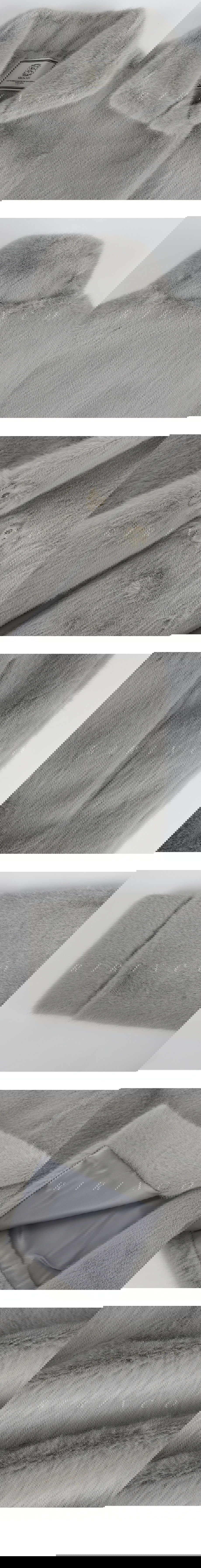 리리앤코 에포린즈 히든버튼 하이넥 퍼 자켓