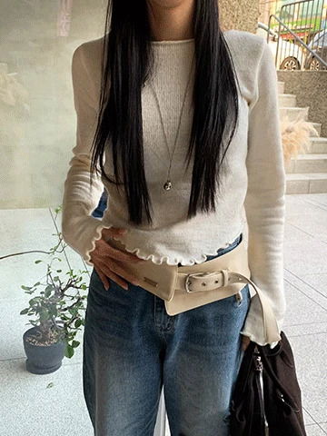 ルニフリルクロップニット