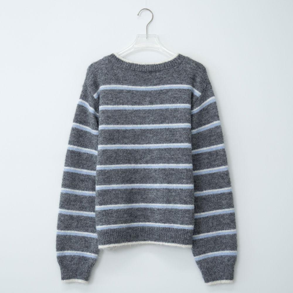 긴팔 티셔츠 차콜 색상 이미지-S1L10