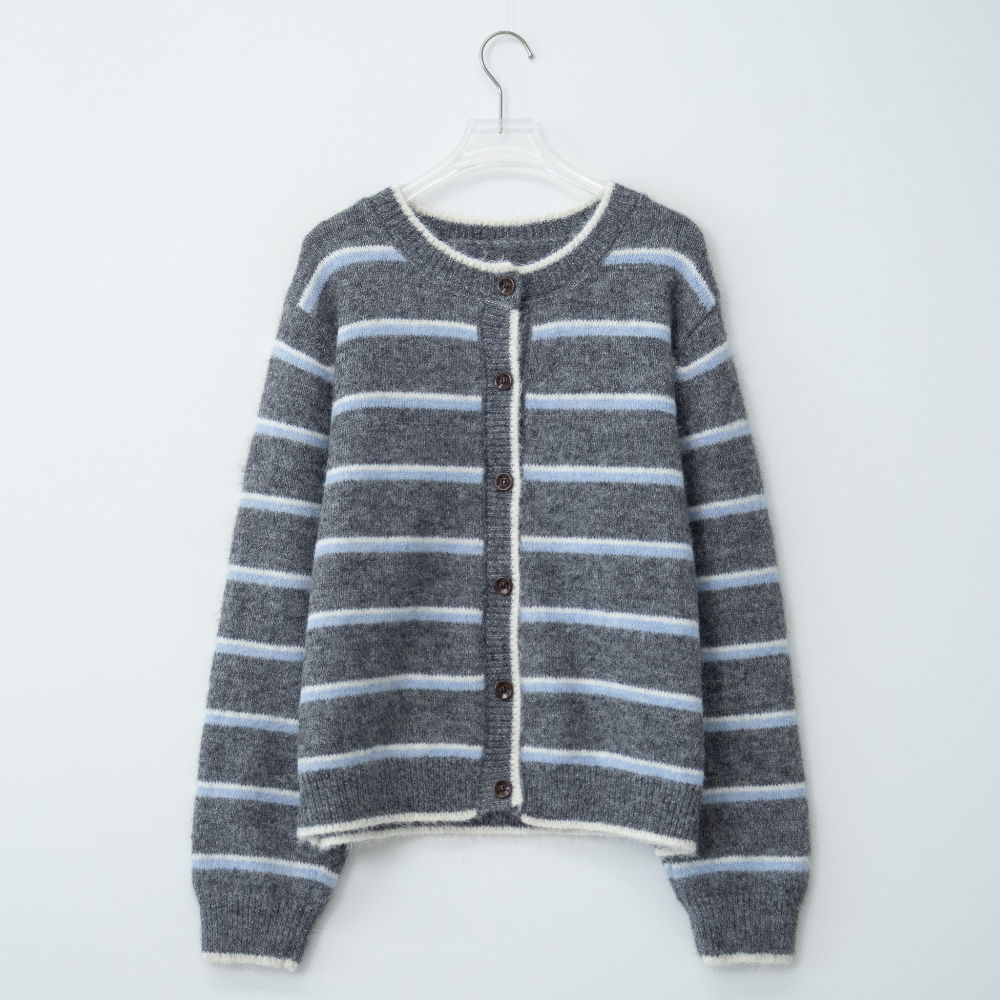 긴팔 티셔츠 차콜 색상 이미지-S1L11