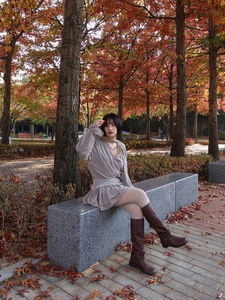 ︎ONLY VIVIC ︎CHIFFON WRAP SHIRRING MINI DRESS WITH TIE SCARF SET