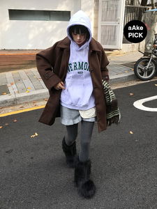 ALPACA STRAP HALF COAT (3color)