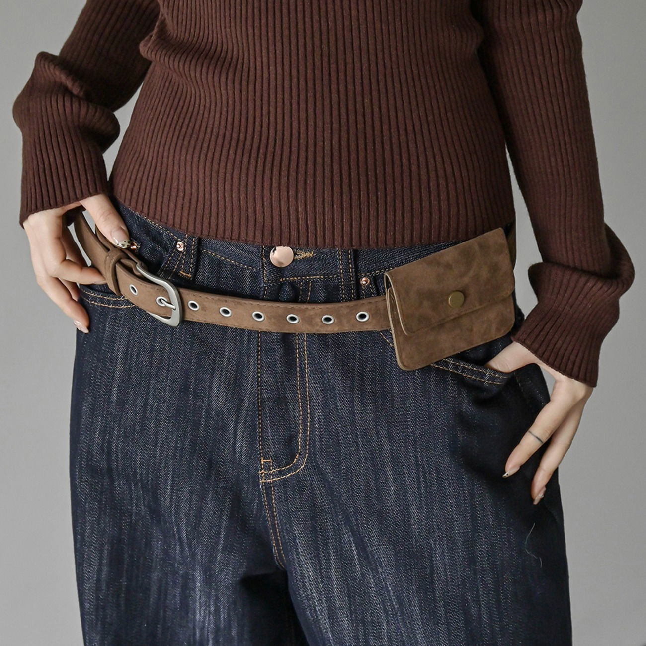 Dupont Pocket Suede Belt 腰带
