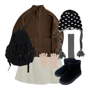 스커트,집업&점퍼,모자 코디