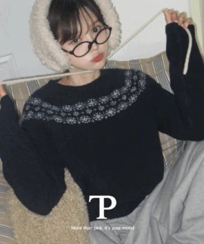 롯드 자가드 노르딕 소프트 울 니트 (3color)