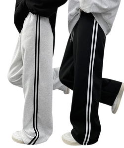Warm sporty track Fleece-lined training pants