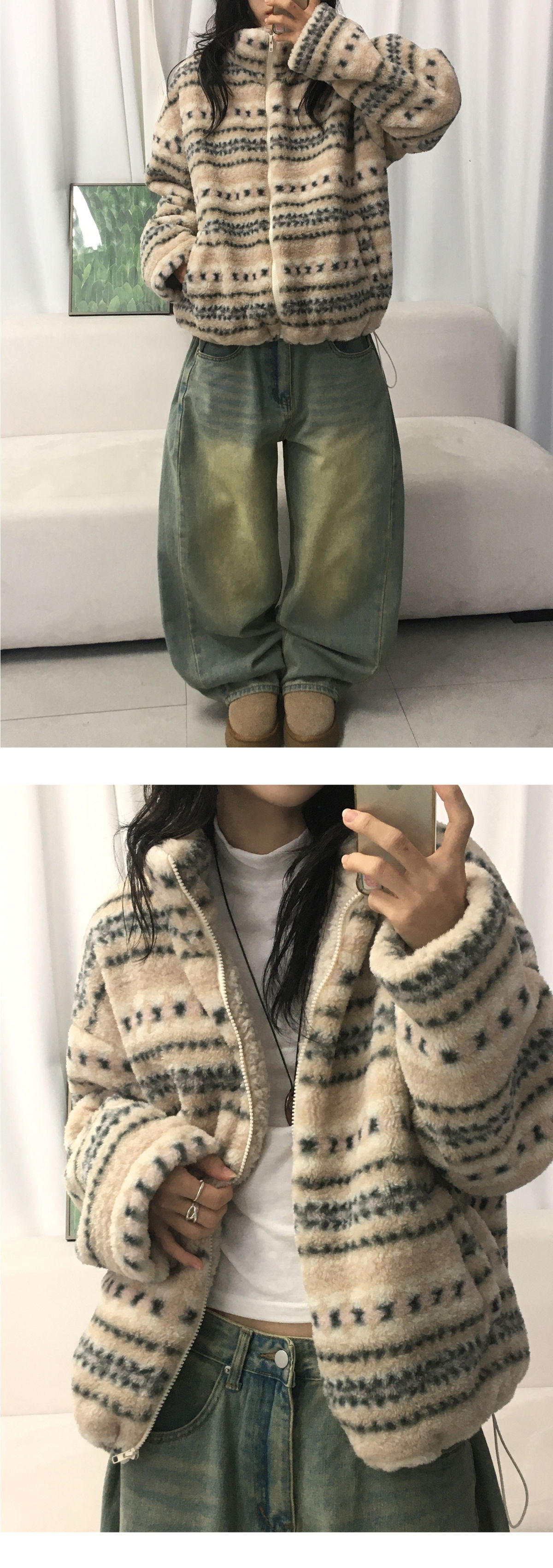 재킷 모델 착용 이미지-S1L7