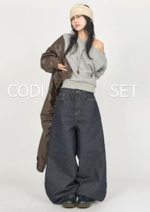 Dark Hues Casual Set(TS073, ZI020, DE066)