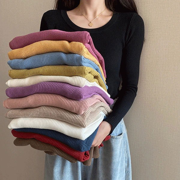 Jojo Ribbed Round Knitwear (Delayed delivery)