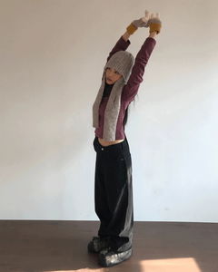 エッセンシャルフリースワイドパンツ