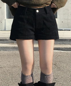 休閒燈芯絨短褲