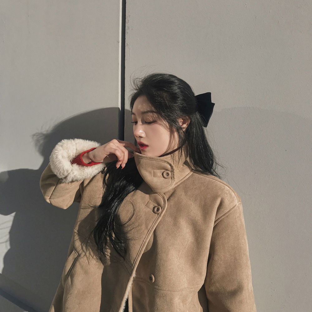 코트 모델 착용 이미지-S1L47