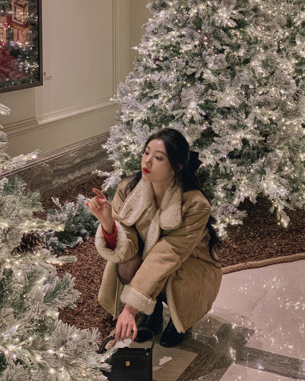 코트 모델 착용 이미지-S1L94