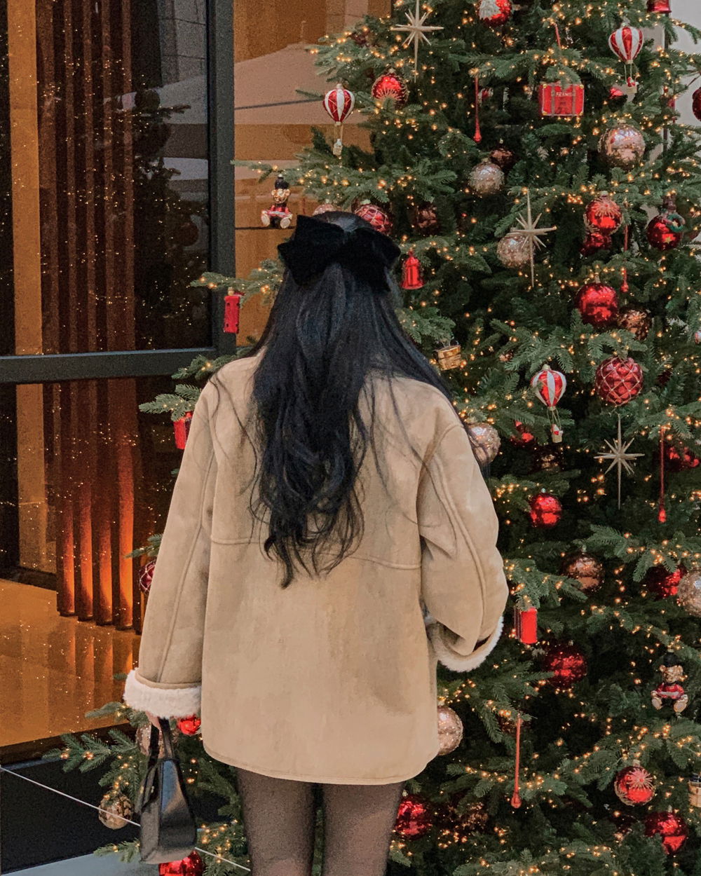 코트 모델 착용 이미지-S1L104