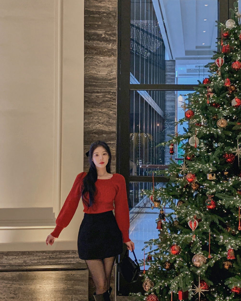 코트 모델 착용 이미지-S1L118