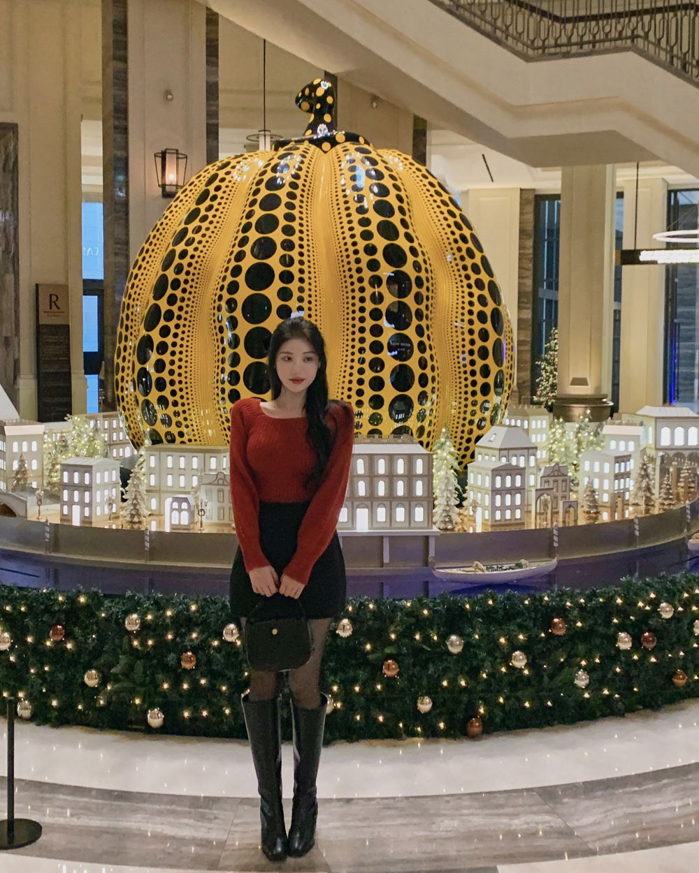 코트 모델 착용 이미지-S1L117