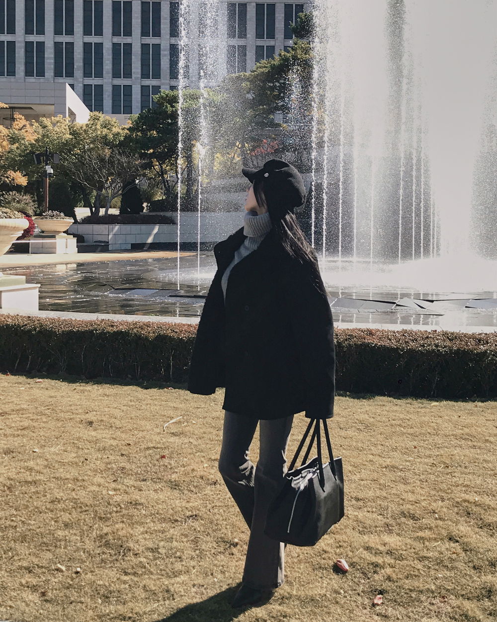 코트 모델 착용 이미지-S1L137