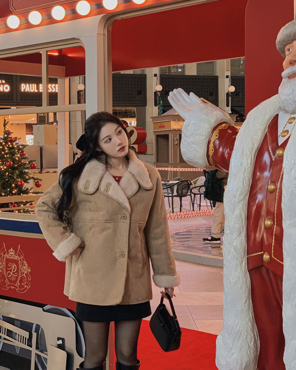 긴팔 티셔츠 모델 착용 이미지-S1L67