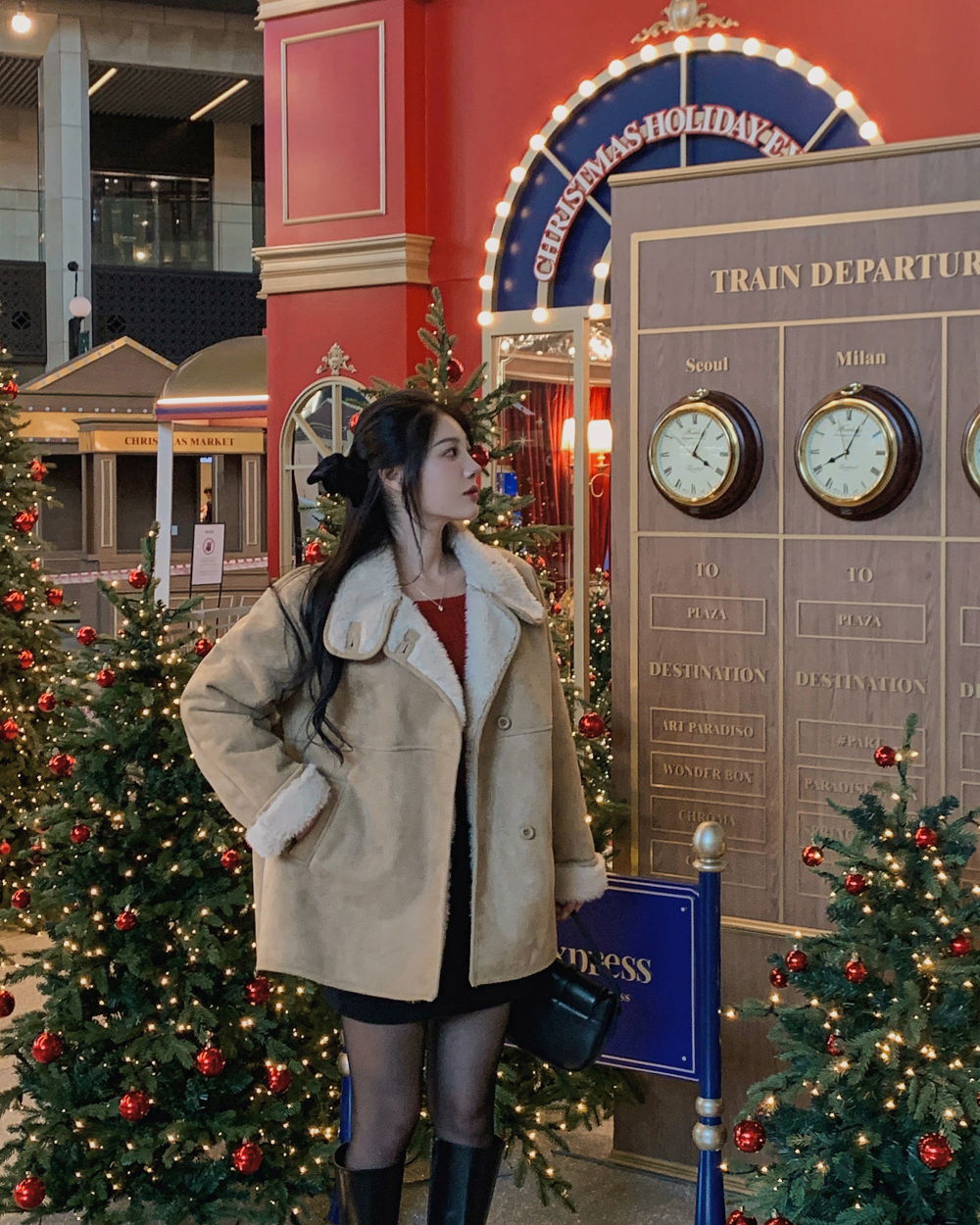 긴팔 티셔츠 모델 착용 이미지-S1L79