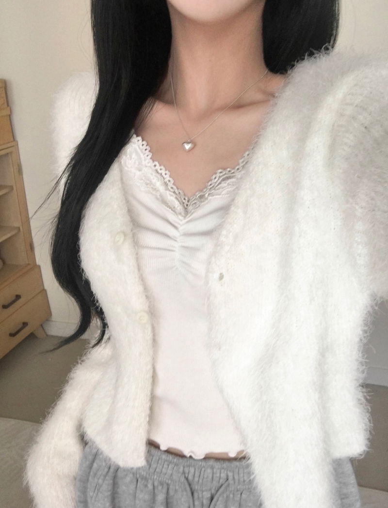 민소매 모델 착용 이미지-S1L23