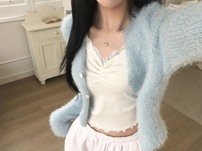 민소매 모델 착용 이미지-S1L12