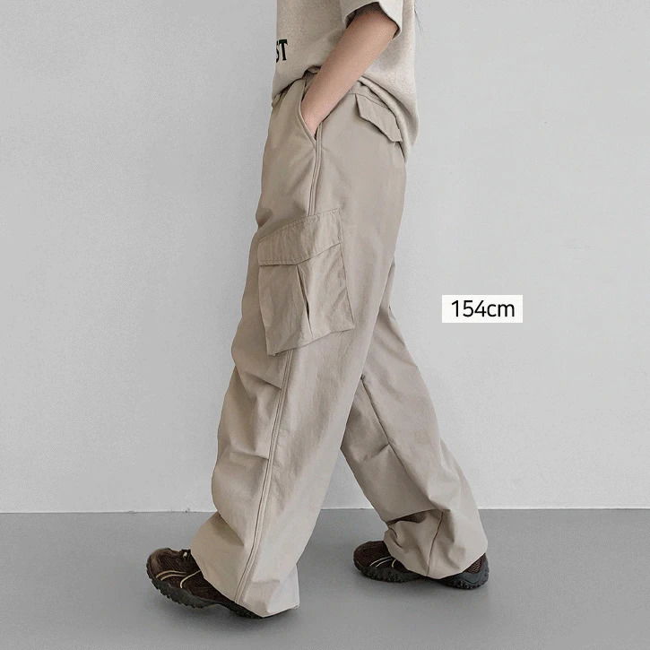 防水パラシュートバンディング2WAYカーゴパンツ