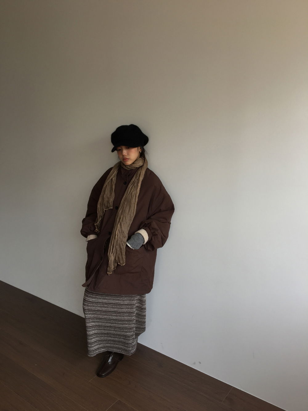 모자 모델 착용 이미지-S2L34