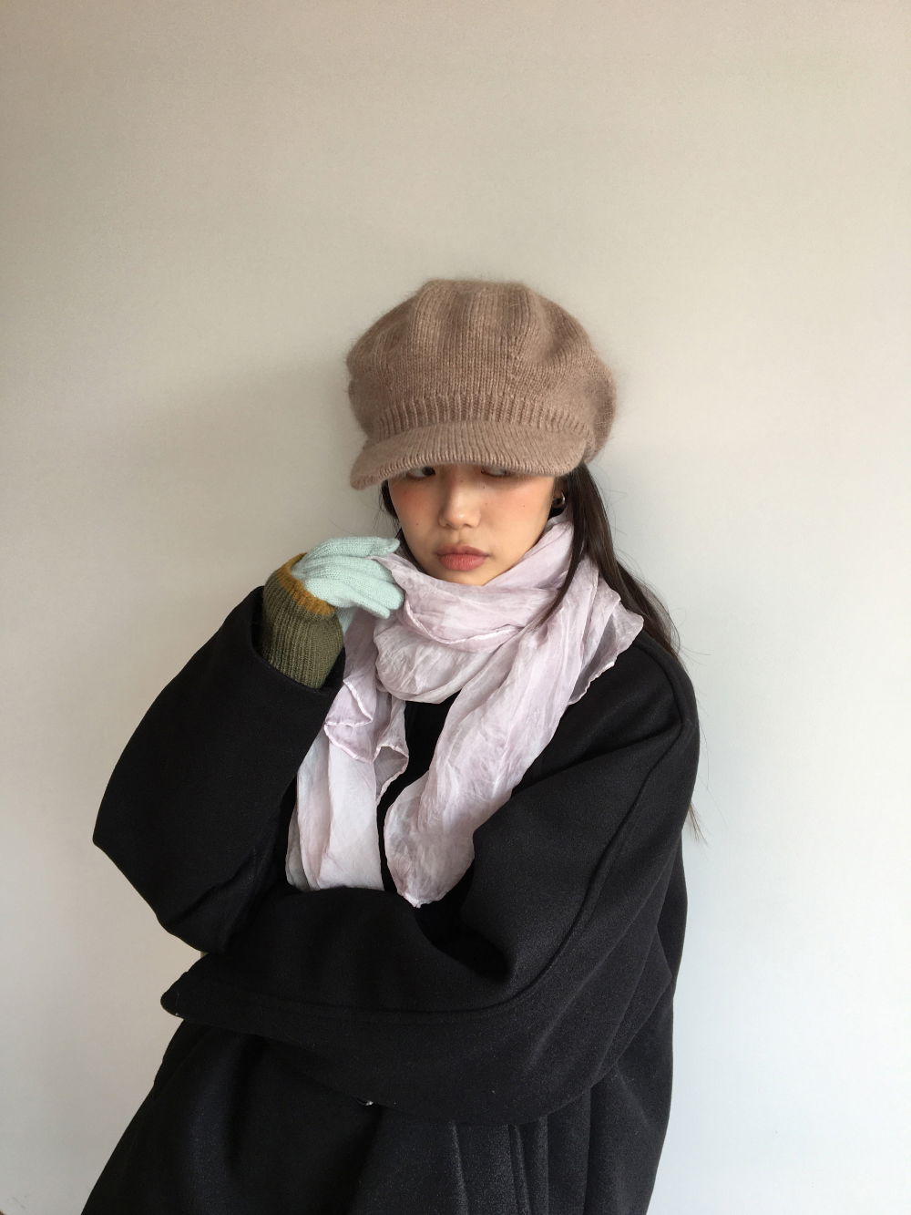 모자 모델 착용 이미지-S2L90