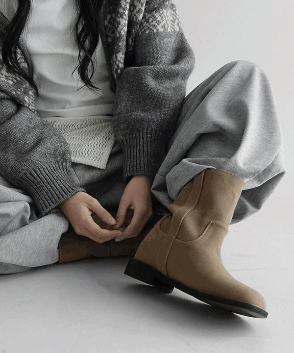 Renea suede midi boots