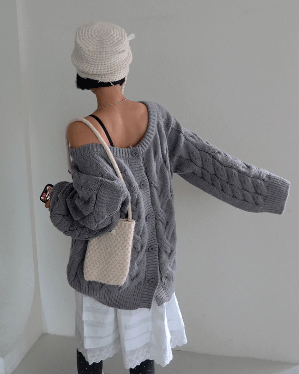 Egg Knitwear Mini Shoulder Bag 肩背包
