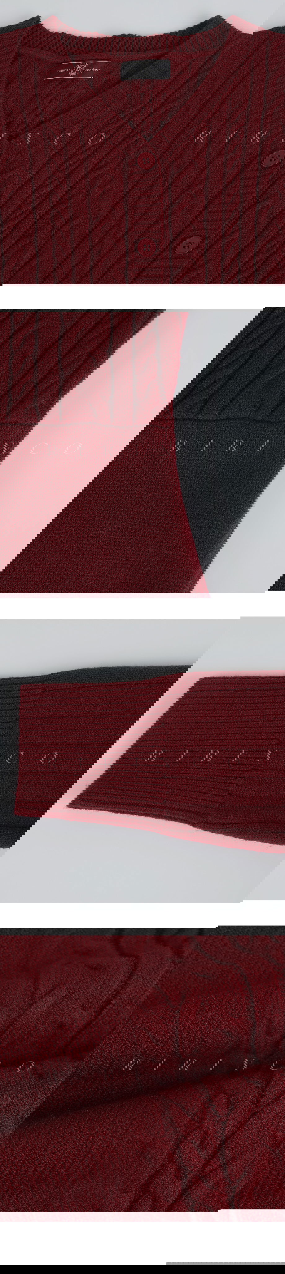 리리앤코 블디르닝 울 니트 브이넥 미니 원피스