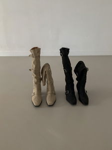 SCOTCH BELTED LONG BOOTS