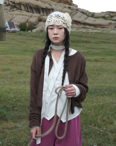 Epi Dot Scarf + Blouse 套裝