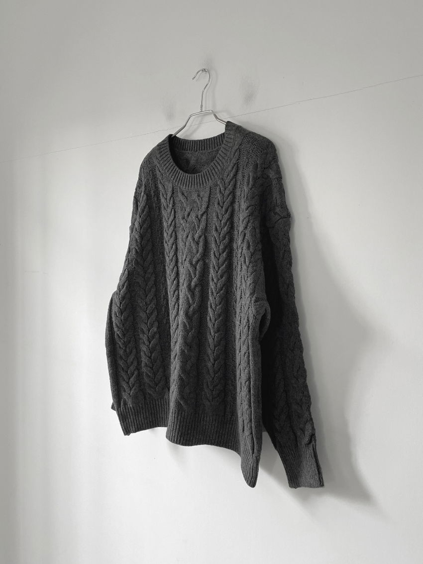 긴팔 티셔츠 차콜 색상 이미지-S1L68