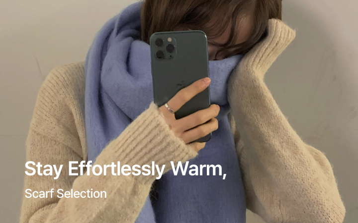 Stay Effortlessly Warm, Scarf Selection
