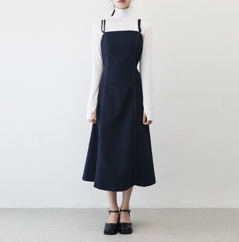 及膝洋裝