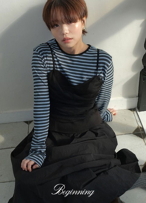 フェアリーメッシュドレーピングビスチェ