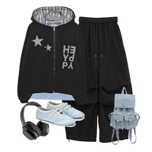 팬츠,긴팔티,집업&점퍼 코디